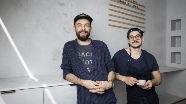 合伙人兼主厨Federico Zanellato(左)和Lorenzo Librino。