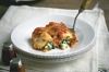 菠菜和意大利乳清干酪Cannelloni。<A ...