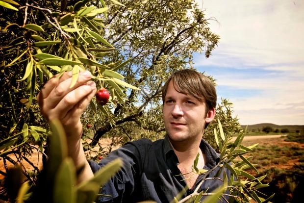 丹麦厨师Rene Redzepi Forages在南澳大利亚访问南东。