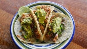 不要错过carnitas——慢煮的肉丝玉米饼。