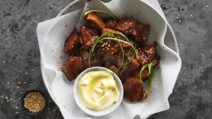 每天的照烧鸡肉。
