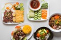 Springvale的Tasty cambodia餐厅的什锦菜。