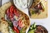 羔羊陀螺仪与tzatziki。