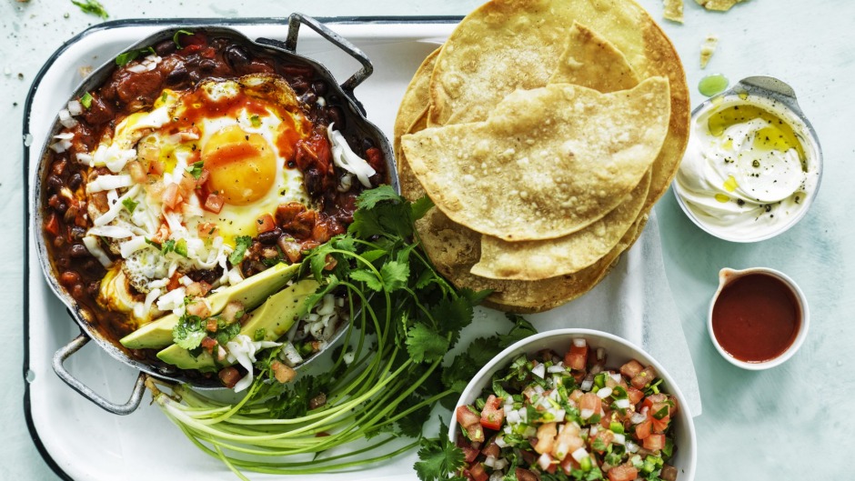 墨西哥早午餐：Huevos Rancheros。